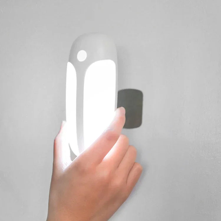 Lumière LED intelligente de capteur corporel Firefly, rechargeable par USB, lumière blanche