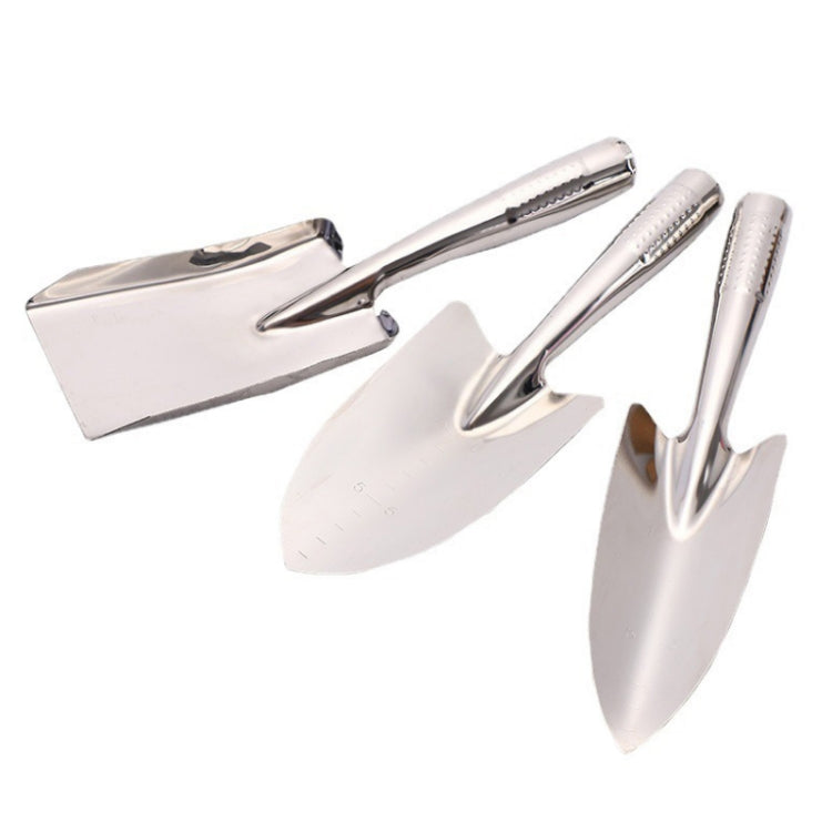 Set de pelles en acier inoxydable pour jardinage à domicile, 3 pièces/ensemble