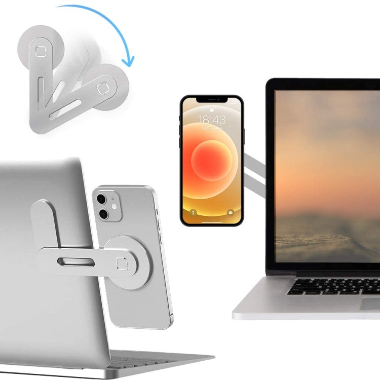 Support magnétique en aluminium pour téléphone, extension d'écran pour ordinateur portable
