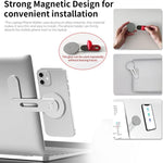 Support magnétique en aluminium pour téléphone, extension d'écran pour ordinateur portable