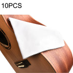 Lot de 10 chiffons de nettoyage pour guitare à vent et piano, en jean gris.