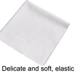 Lot de 10 chiffons de nettoyage pour guitare à vent et piano, en jean gris.