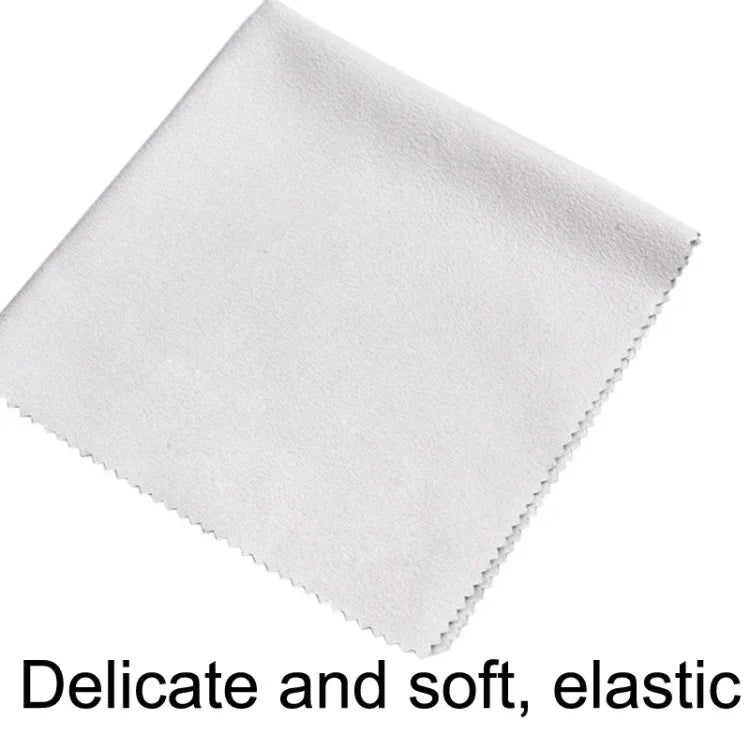 Lot de 10 chiffons de nettoyage pour guitare à vent et piano, en jean gris.