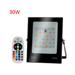 Projecteur LED RVB Coloré avec Télécommande, 30W, 100W
