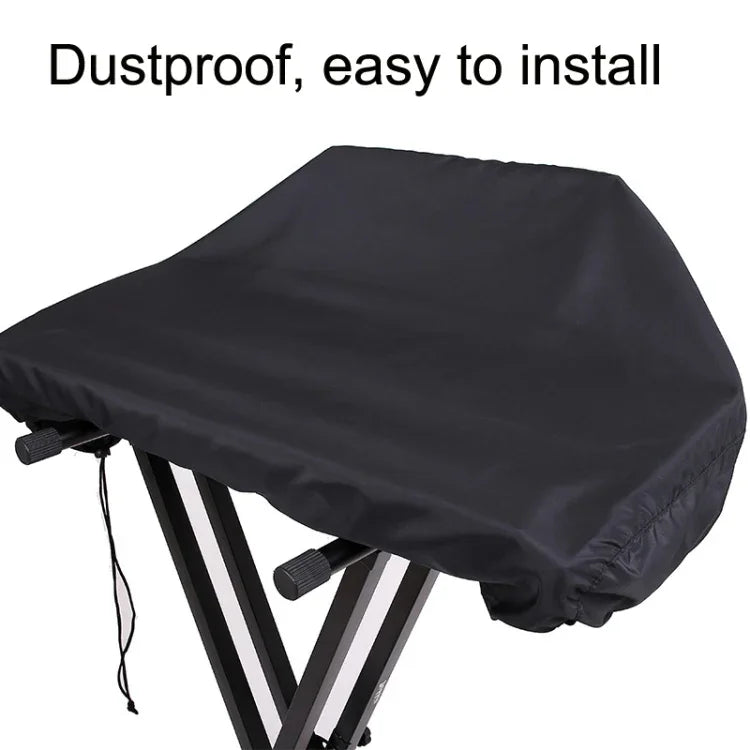Housse de piano électronique réglable, étanche et anti-poussière avec cordon de serrage, disponible en plusieurs modèles : 61 et 88 touches.