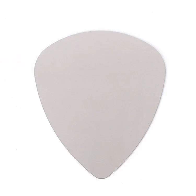 Lot de 10 pagaies de guitare Bayse en acier inoxydable pour pouces et doigts.