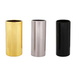 Lot de 2 tubes de slide pour guitare folk en acier inoxydable, 28 mm (argent), 51 mm (argent), 60 mm (argent), 70 mm (argent), 28 mm (or), 51 mm (or), 60 mm (or), 70 mm (or), 28 mm (noir), 51 mm (noir), 60 mm (noir), 70 mm (noir)