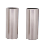 Lot de 2 tubes de slide pour guitare folk en acier inoxydable, 28 mm (argent), 51 mm (argent), 60 mm (argent), 70 mm (argent), 28 mm (or), 51 mm (or), 60 mm (or), 70 mm (or), 28 mm (noir), 51 mm (noir), 60 mm (noir), 70 mm (noir)