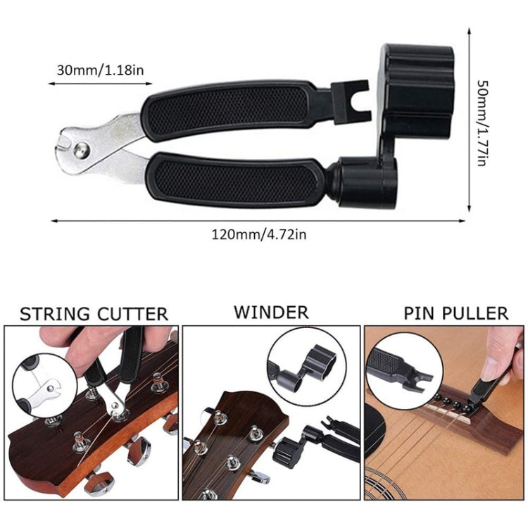 Clip d'accordage pour guitare basse folk en bois, ensemble d'instruments, 9 pièces / ensemble