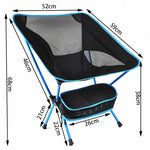 Chaise de camping portable pliable pour l'extérieur, Chaise pliante
