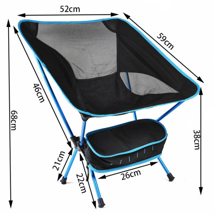 Chaise de camping portable pliable pour l'extérieur, Chaise pliante