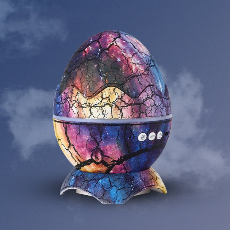 K850 Œuf de dinosaure LED télécommandé avec projection d'étoiles Bluetooth et fonction haut-parleur