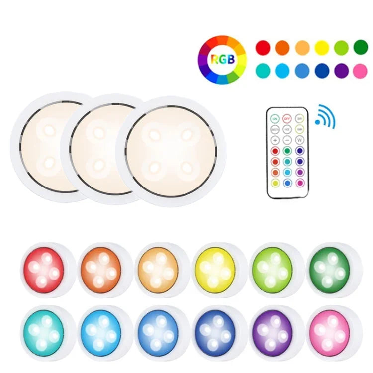 Veilleuse de nuit tactile Hockey 13 couleurs, télécommande, 3 lumières 1 télécommande, 6 lumières 2 télécommandes