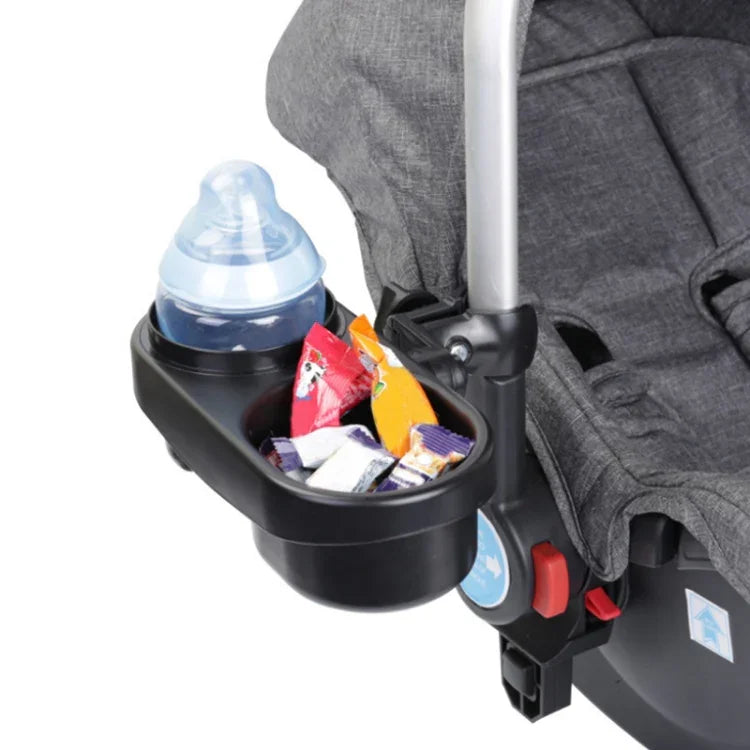 Porte-gobelet double pour poussette, support pour biberons et boîtes à goûter, J4100