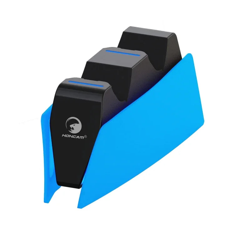 Chargeur double station d'accueil HONCAM pour manette PS5, blanc, noir, rose rouge, bleu