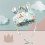 Baby Breathable Anti-fall Head Protective Cap Baby Protective Cap Toddler Bumper Cap, Spec:, Starfish, Pink Forest, Green Forest, Gray Forest, Pink Forest Antlers, Green Forest Antlers, Gray Forest Antlers, Starfish Antlers, Gray Cloud, Gray Star      ...