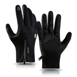 A045 Gants de cyclisme écran tactile coupe-vent imperméables sport chaud, M, L, XL
