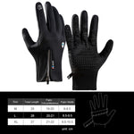A045 Gants de cyclisme écran tactile coupe-vent imperméables sport chaud, M, L, XL