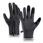 A045 Gants de cyclisme écran tactile coupe-vent imperméables sport chaud, M, L, XL