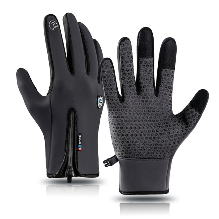 A045 Gants de cyclisme écran tactile coupe-vent imperméables sport chaud, M, L, XL