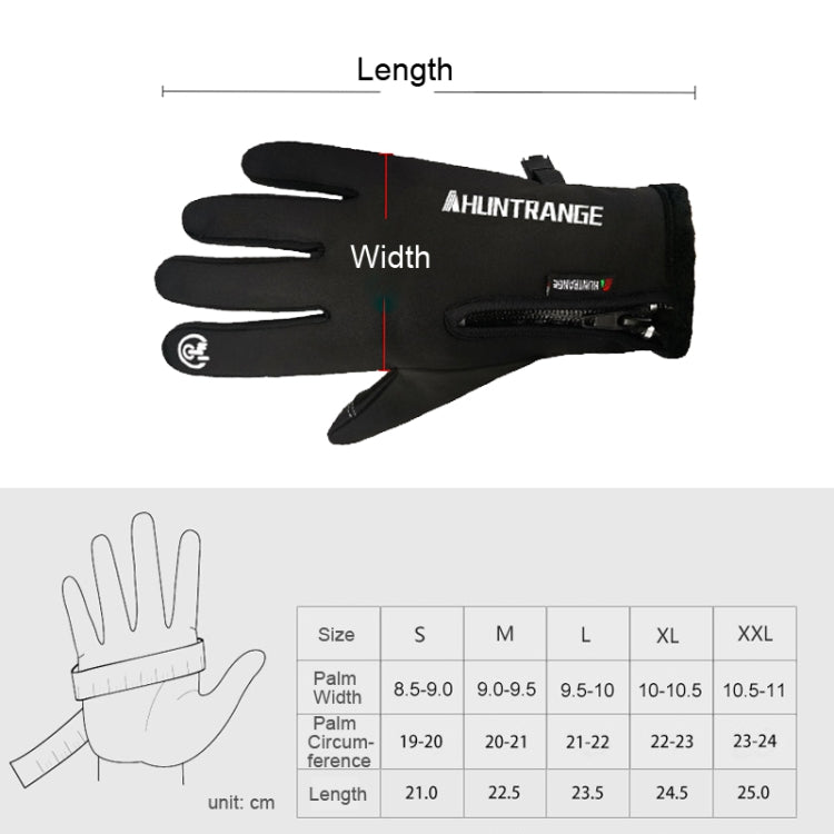 Gants HUNTRANGE A022 imperméables et tactiles pour l'extérieur, idéaux pour la conduite et le maintien au chaud, Tailles S, M, L, XL, XXL