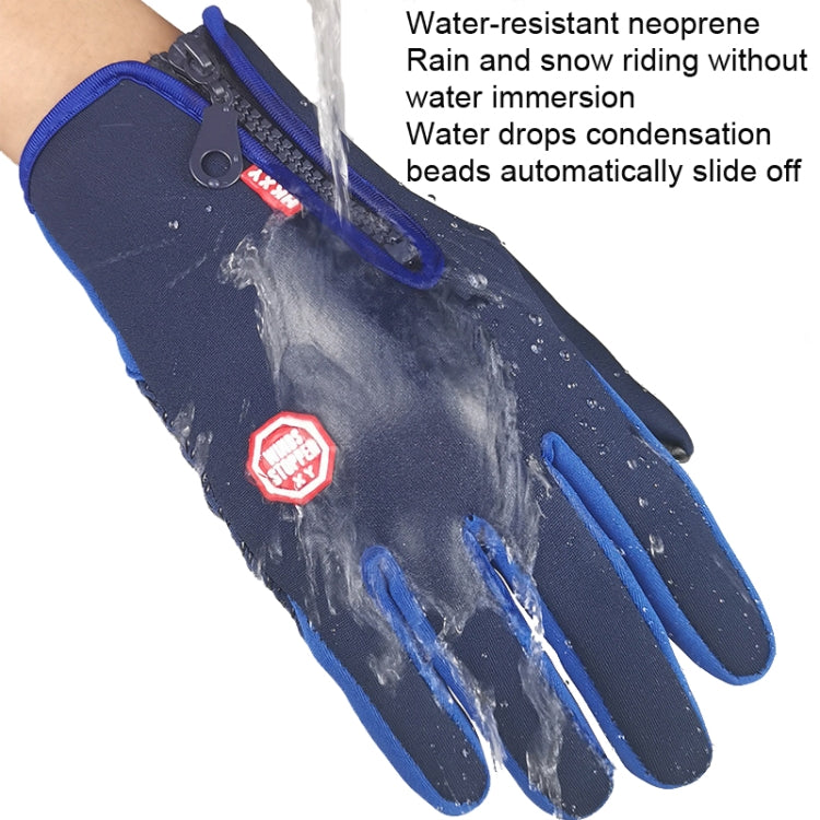 Gants imperméables tactiles pour sports équestres d'hiver en extérieur, Tailles M, L, XL, XXL