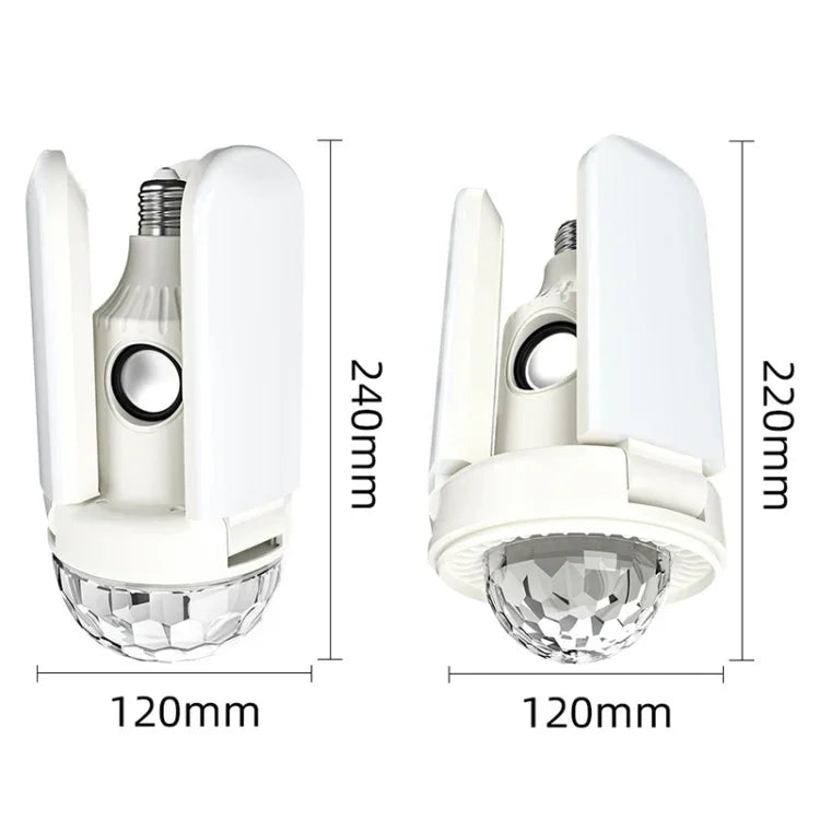 ZSCPH-001 Lampe d'ambiance musicale multicolore Bluetooth RGB à trois pales multifonctionnelle de 40W, Taille :, L (Étoile), S (Étoile), L (Boule magique), S (Boule magique)