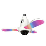 ZSCPH-001 Lampe d'ambiance musicale multicolore Bluetooth RGB à trois pales multifonctionnelle de 40W, Taille :, L (Étoile), S (Étoile), L (Boule magique), S (Boule magique)