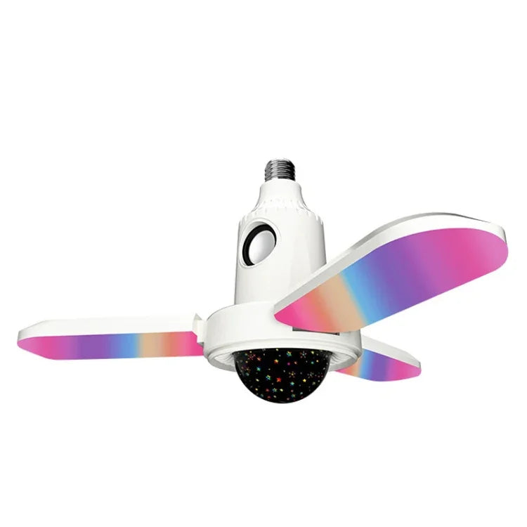 ZSCPH-001 Lampe d'ambiance musicale multicolore Bluetooth RGB à trois pales multifonctionnelle de 40W, Taille :, L (Étoile), S (Étoile), L (Boule magique), S (Boule magique)
