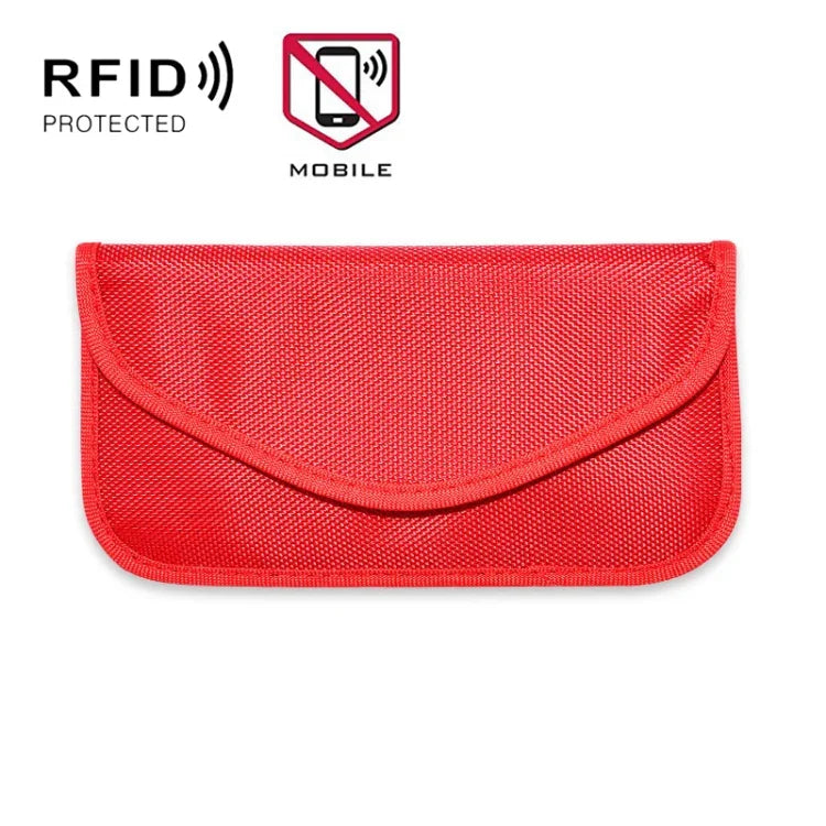 Pochette de protection contre les signaux des téléphones portables de 6,5 pouces, pochette de rangement RFID anti-localisation et anti-fuite