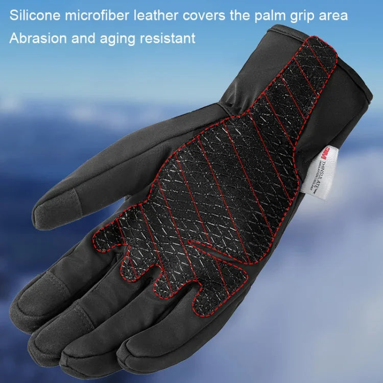 A030 Gants de ski d'hiver Gants tactiles de sport d'équitation Garder au chaud, M, L, XL