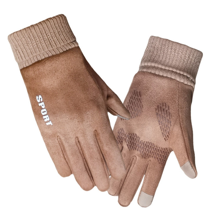Gants chauds en daim pour homme Q35, gants tactiles pour sport et cyclisme, Q35 Kaki, Q35 Noir, Q35 Bleu foncé