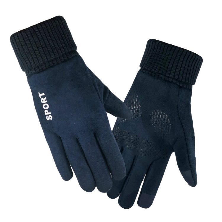 Gants chauds en daim pour homme Q35, gants tactiles pour sport et cyclisme, Q35 Kaki, Q35 Noir, Q35 Bleu foncé