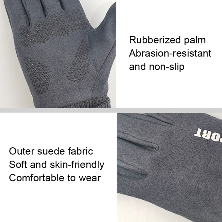 Gants chauds en daim pour homme Q35, gants tactiles pour sport et cyclisme, Q35 Kaki, Q35 Noir, Q35 Bleu foncé