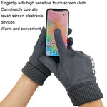 Gants chauds en daim pour homme Q35, gants tactiles pour sport et cyclisme, Q35 Kaki, Q35 Noir, Q35 Bleu foncé