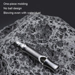 KS011 Stainless Steel Single Tube Outdoor Survivor Training High Frequency Whistle, KS011 Stainless Steel