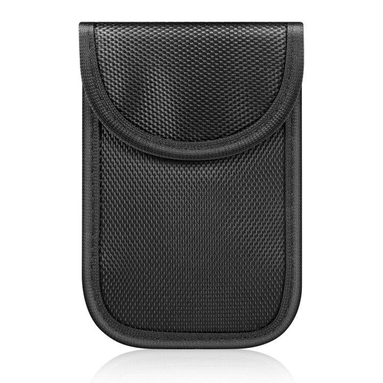 Sac de blindage de signal de clé de voiture à double boucle Étui de carte RFID anti-magnétique, Double boucle