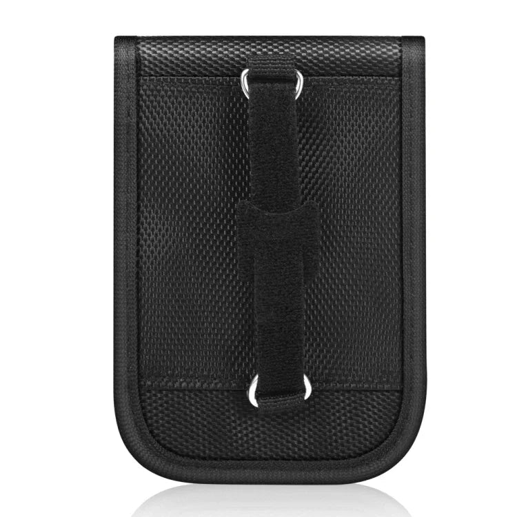 Sac de blindage de signal de clé de voiture à double boucle Étui de carte RFID anti-magnétique, Double boucle