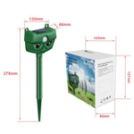 Répulseur solaire extérieur RC-543 pour chiens, répulsifs ultrasoniques infrarouges pour animaux et oiseaux, RC-543