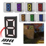 N766B Lampe solaire DIY pour numéro de porte, étanche, à fixer au mur, N766B (Modèle Lumière Colorée), N766B (Lumière Blanche/Lumière Chaude)