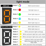 N766B Lampe solaire DIY pour numéro de porte, étanche, à fixer au mur, N766B (Modèle Lumière Colorée), N766B (Lumière Blanche/Lumière Chaude)