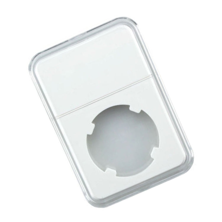 Boîte de collection de pièces de monnaie, boîte de classification d'identification de pièces de monnaie commémoratives, couleur : Blanc (40mm), Blanc (25mm), Blanc (27mm), Blanc (30mm), Blanc (38.5mm), Blanc (40mm)