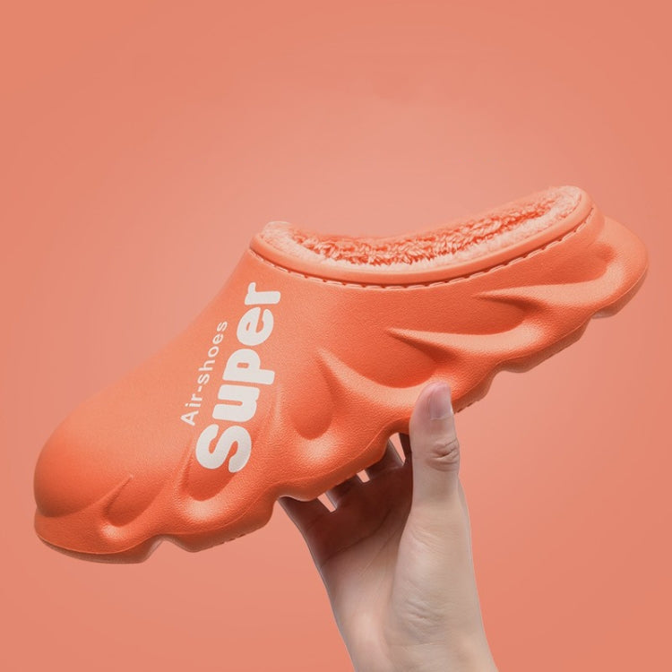 Winter Warm Velvet Thick Waterproof Cotton Slippers, Yellow, Blue Gray, Orange Red, Pink 8055, White 8055, Light Coffee 8055, Black 8055, Blue Gray 599, Duck Egg Green 599, Pink 599, Caramel 599, Dark Blue 599, Yellow 599, Yellow No Heel               ...