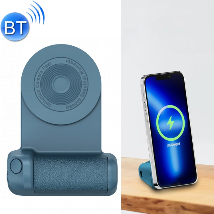 Support de téléphone de chargement sans fil à absorption magnétique 3 en 1 BBC-8, perche à selfie portable Bluetooth, Style :, Modèle de base, Modèle amélioré