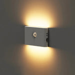 Veilleuse LED magnétique sans fil à capteur intelligent infrarouge, lentille plane, lentille ronde