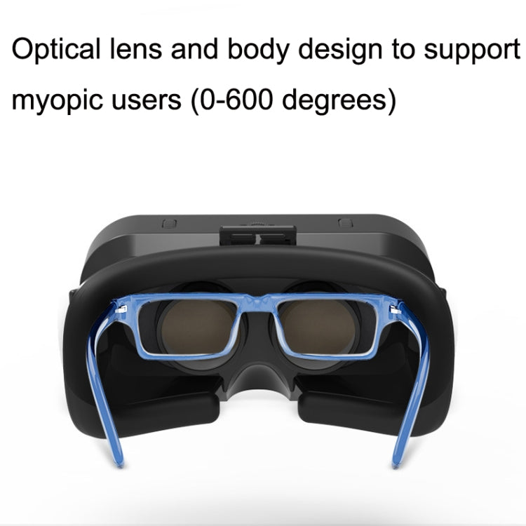 Casque VRSHINECON G10 Lunettes 3D de réalité virtuelle, G10 Noir
