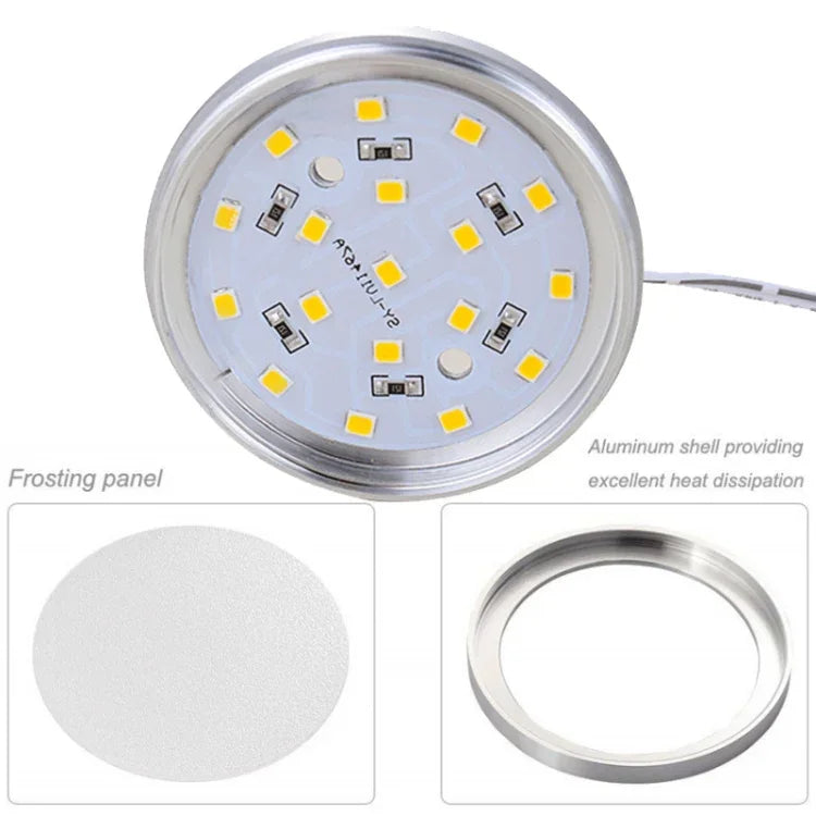 2 PCS 2W DC12V 18LED Lumières d'armoire Lumières de vitrine, Spécification:, Borne 2510 - Sortie latérale, Borne 2510 - Sortie inférieure, Borne DuPont - Sortie latérale, Borne DuPont - Sortie inférieure