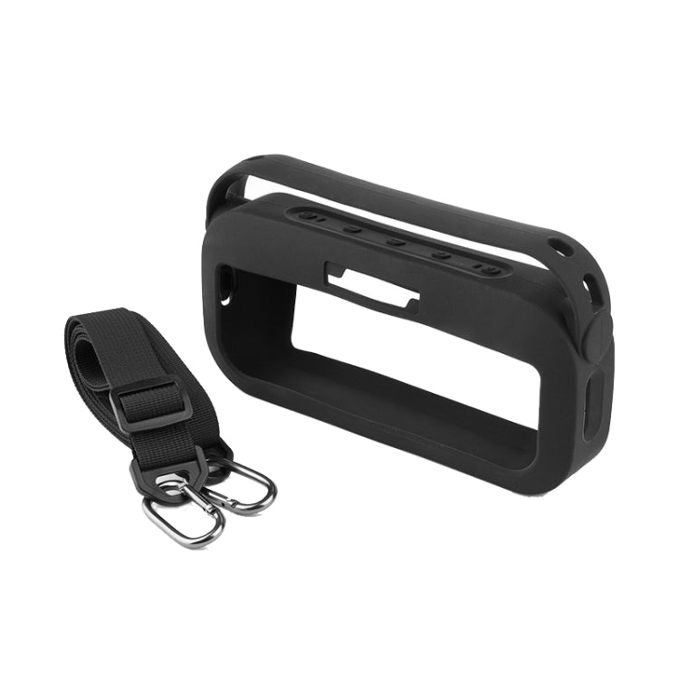 Pour l'enceinte Bluetooth Bose SoundLink Flex, housse de protection en silicone avec bandoulière, Style 1 Noir, Style 1 Bleu