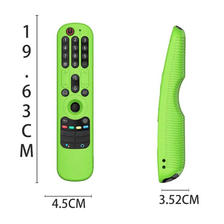 Pour coque de protection en silicone pour télécommande TV LG An-MR21GC / AN-MR21N / AN-MR21GA, Y36 Vert Lumineux, Y36 Noir, Y36 Bleu, Y36 Rouge, Y36 Bleu Lumineux