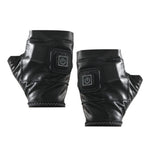 1 paire de gants chauffants électriques intelligents rechargeables à température réglable, demi-doigts, Tailles S, M, L